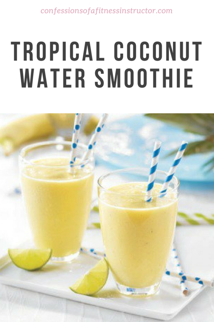 Tropical Coconut Water Smoothie