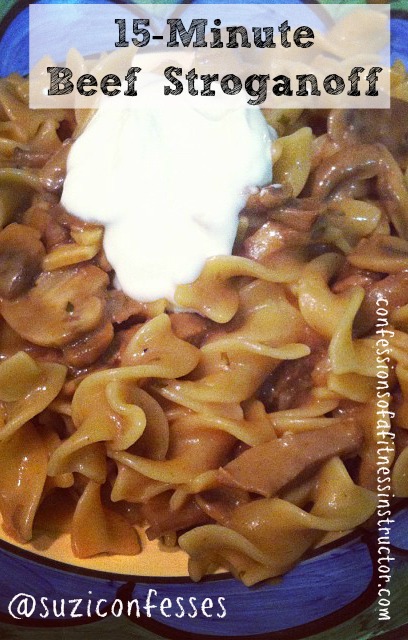 15-Minute Beef Stroganoff
