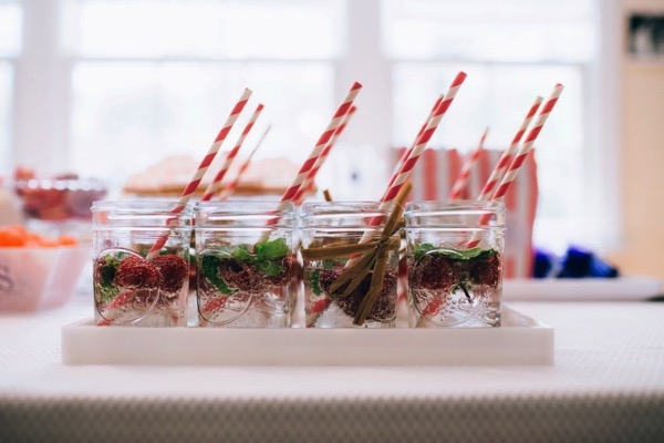 Fruity Sparkling Water Cocktail