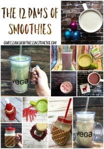 12 Days of Smoothies, these holiday and Christmas inspired recipes will keep you feeling healthy and festive all December long!