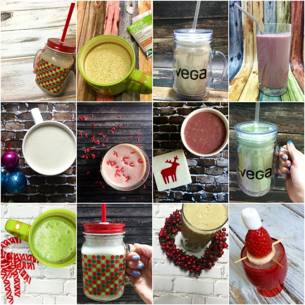 12 Days of Smoothies, these holiday and Christmas inspired recipes will keep you feeling healthy and festive all December long!